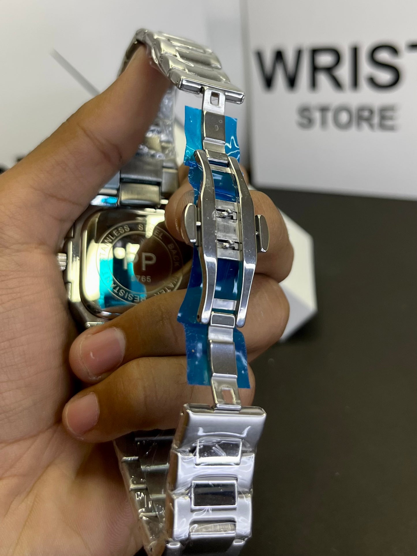 Pp silver with gray dial