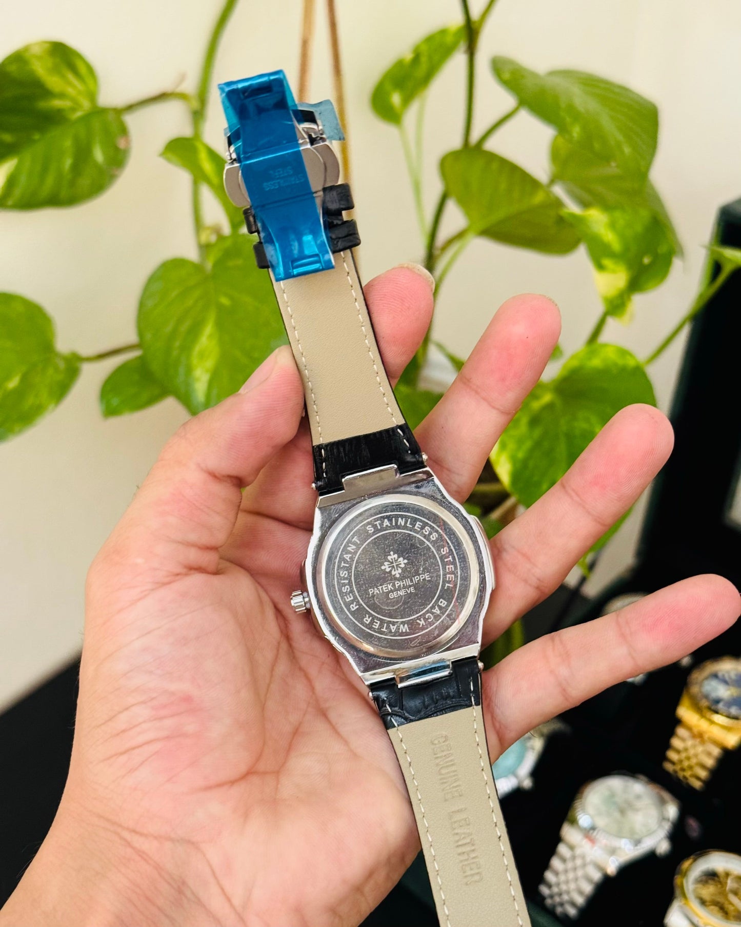 PP Leather Strap Watch