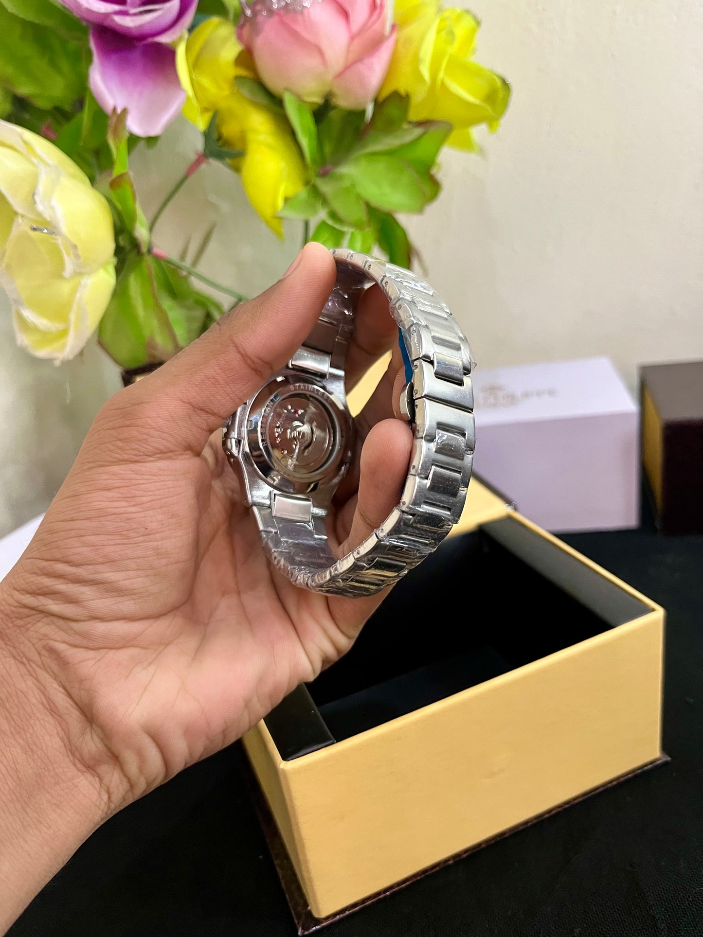 Semi-Auto Patek Phllipe with Black Dial