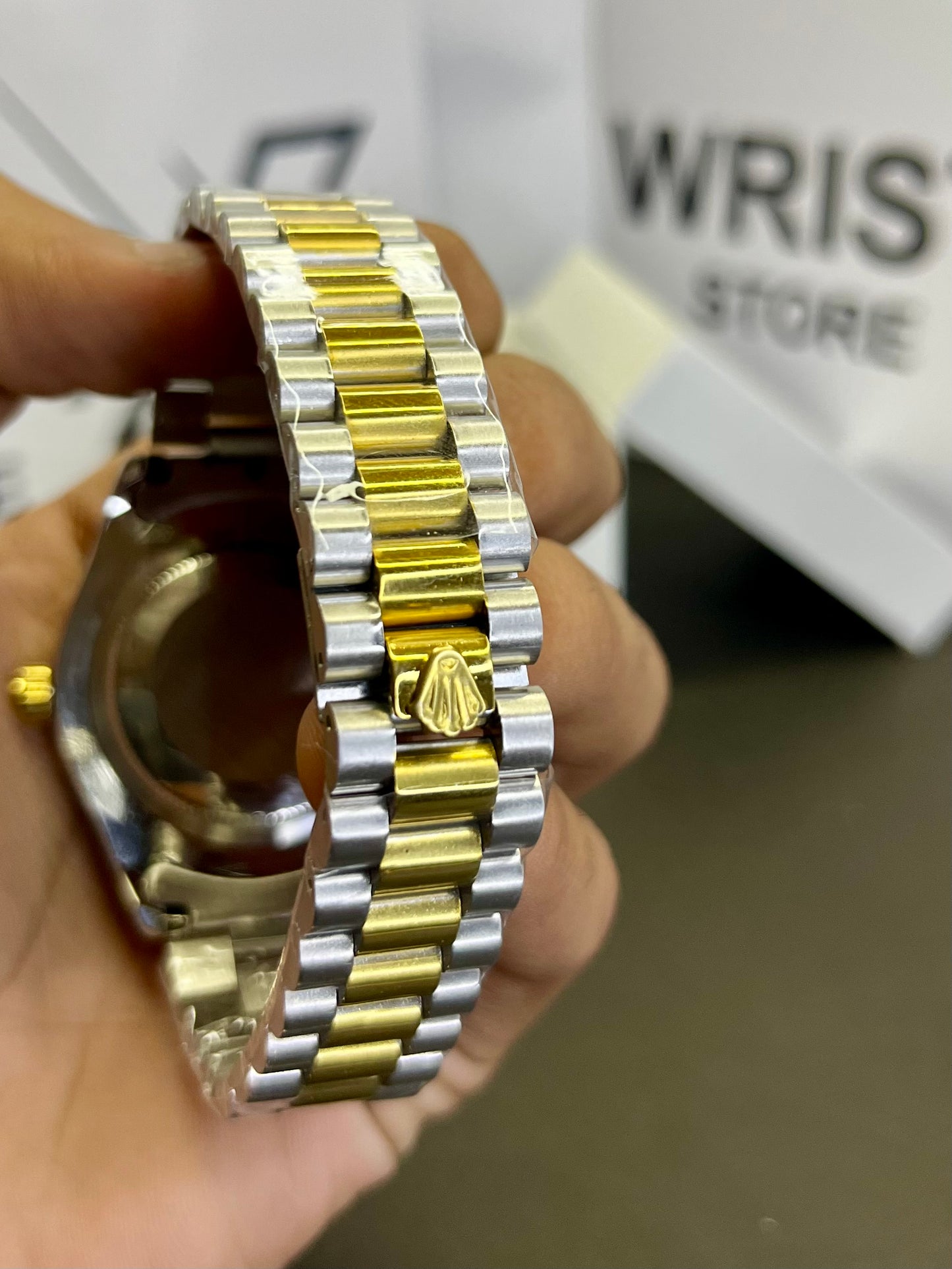 Rlx two tone green dial