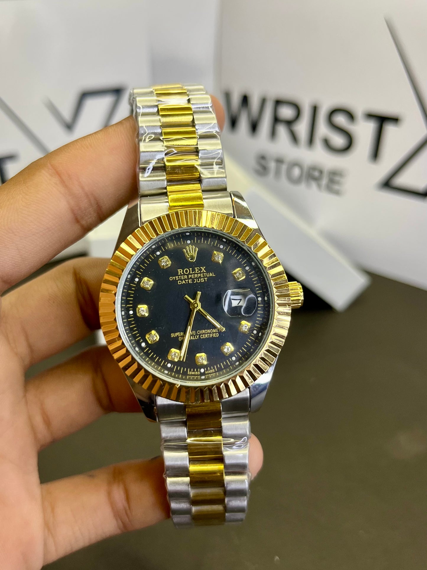 Rlx two tone with black dial