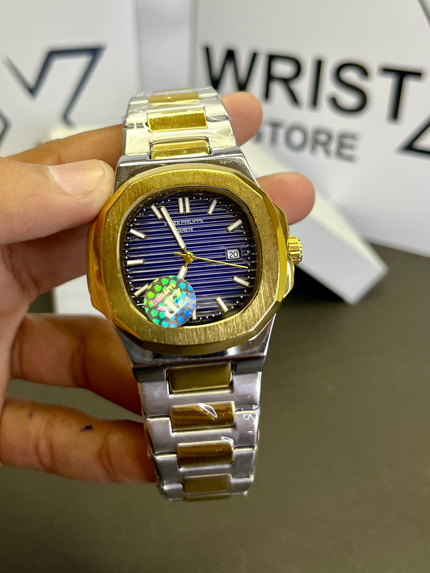 Pp two tone with blue dial