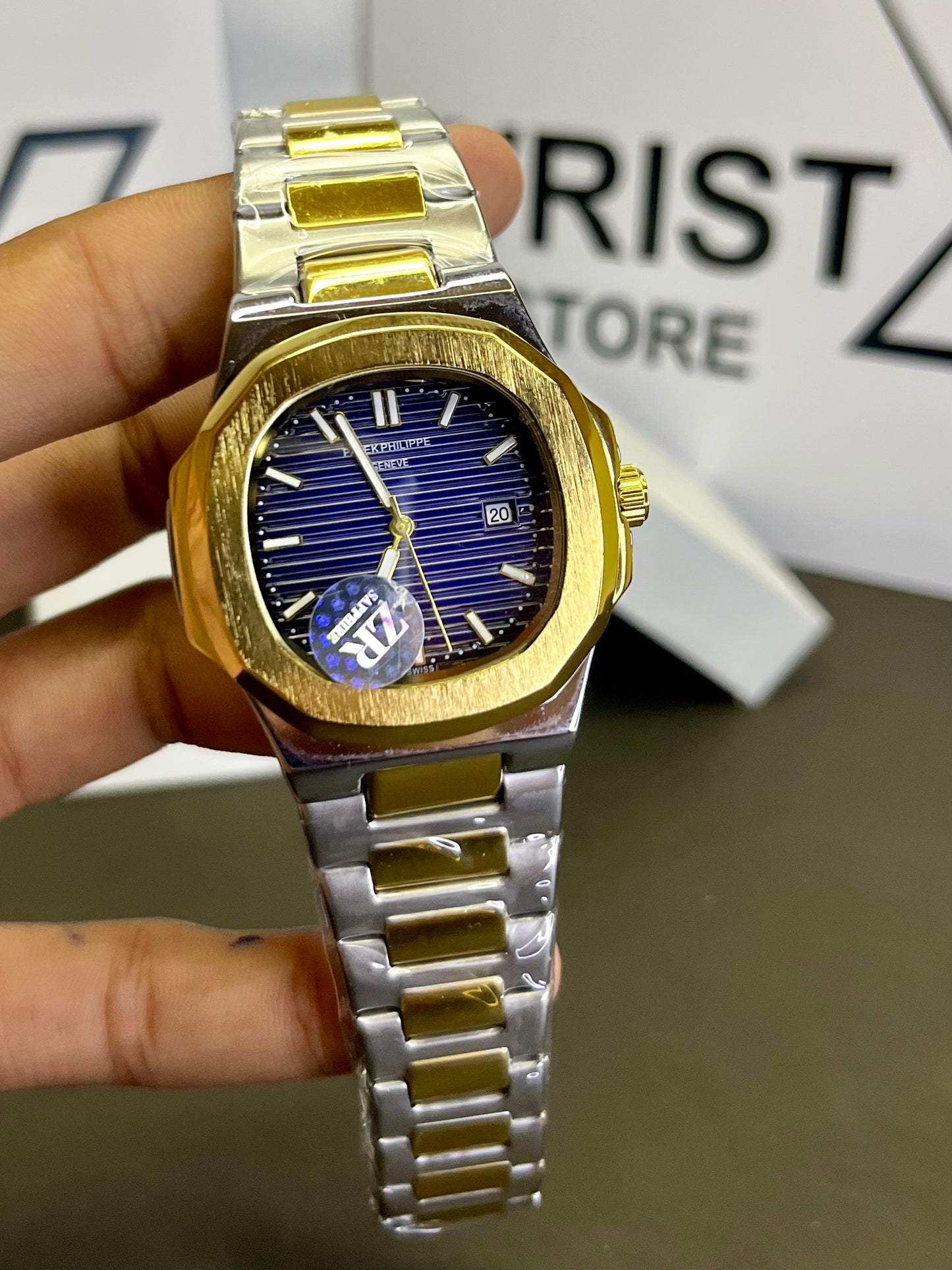 Pp two tone with blue dial