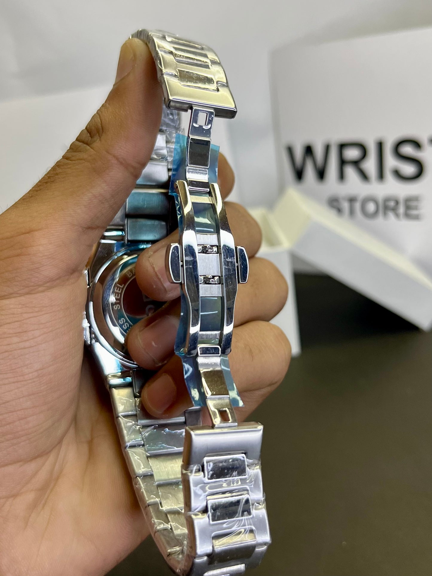 Pp silver with black dial
