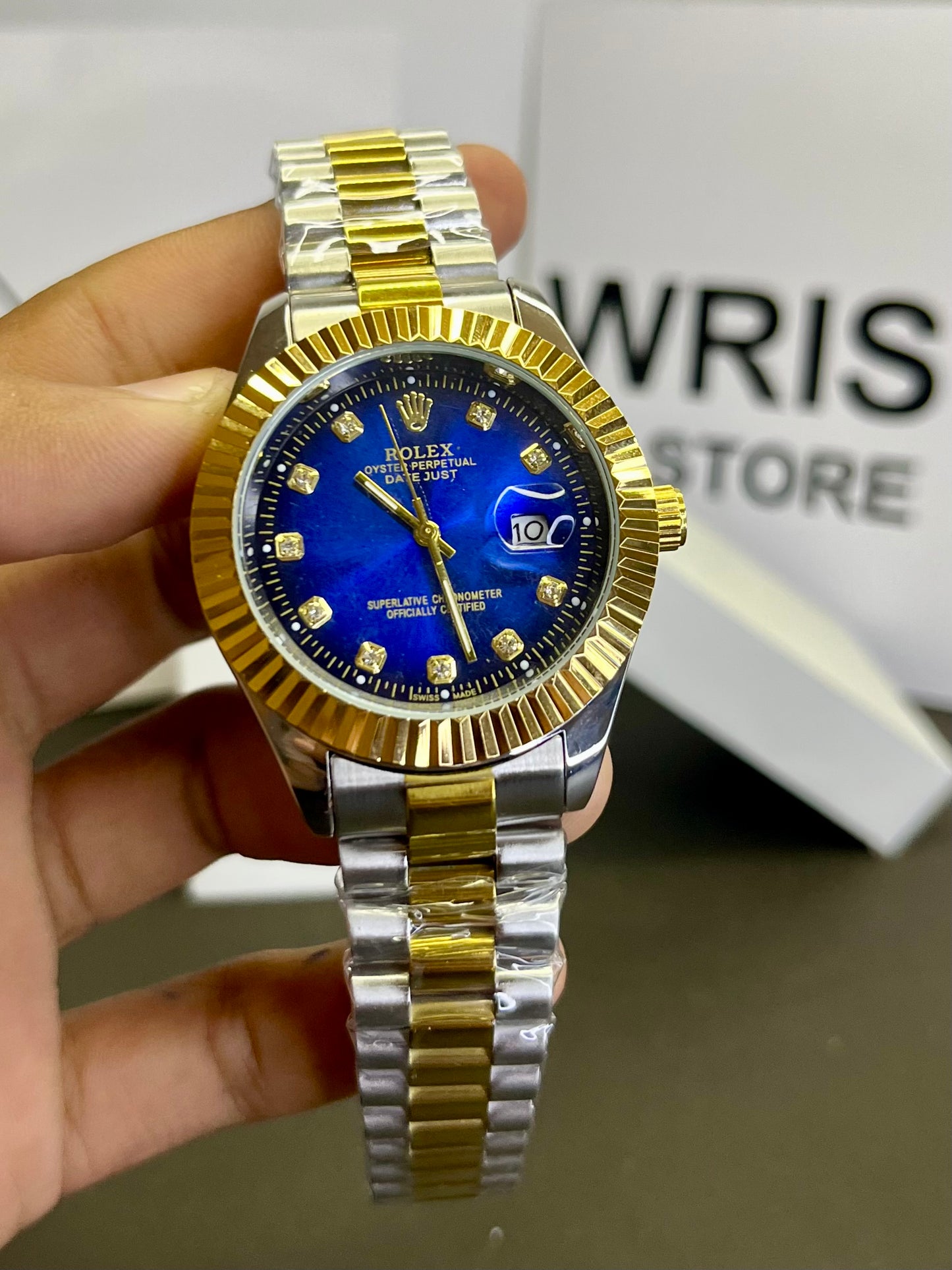 Rlx two tone with blue dial