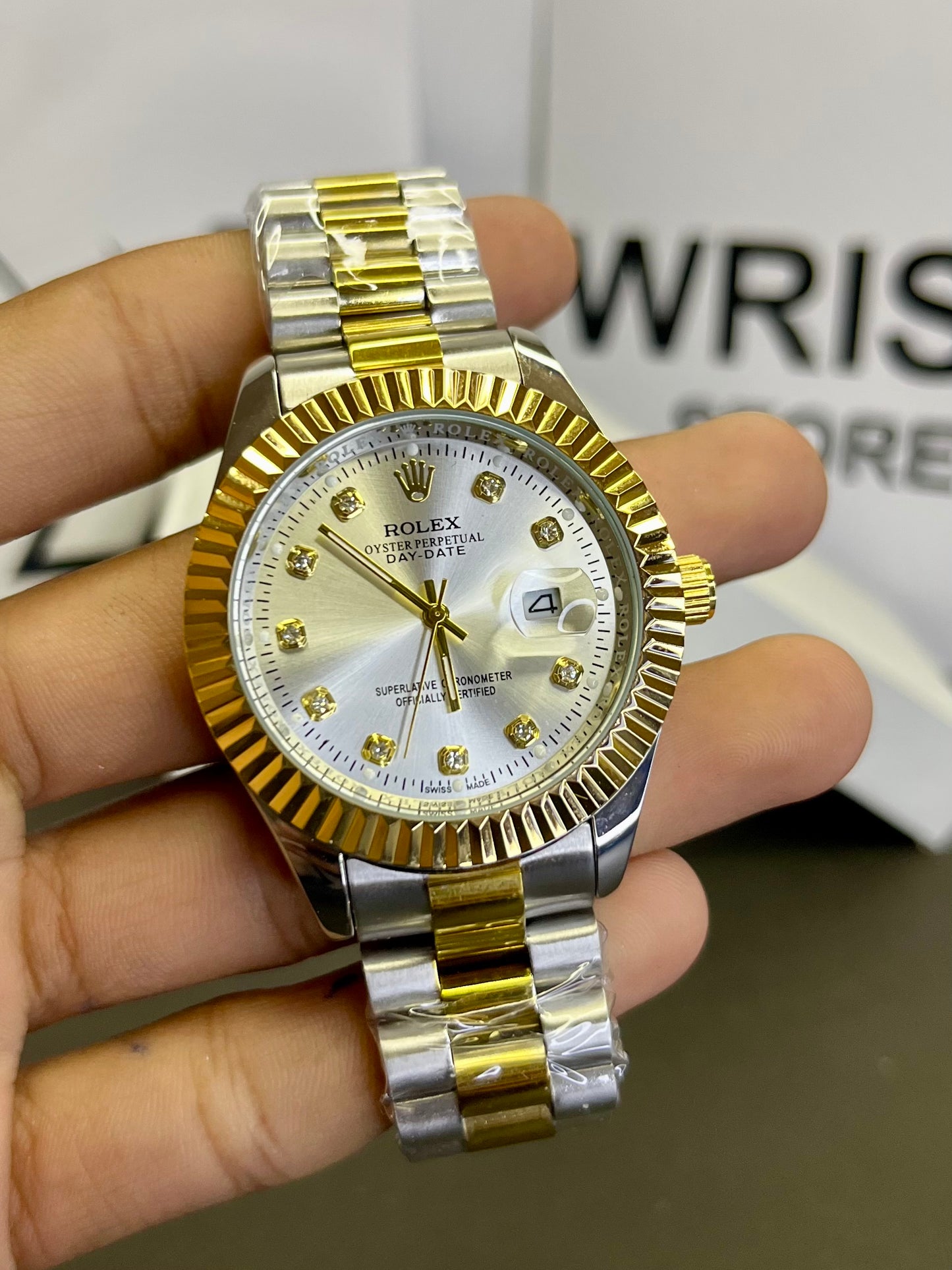 Rlx two tone with white dial