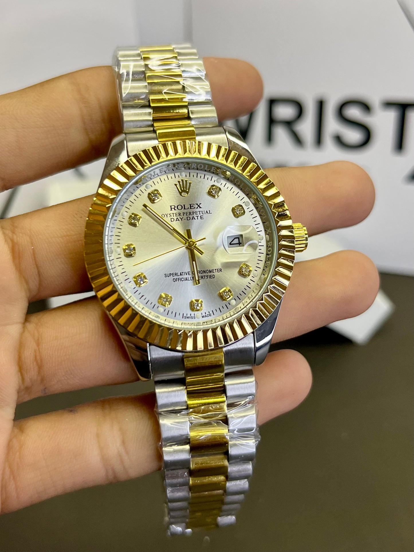 Rlx two tone with white dial