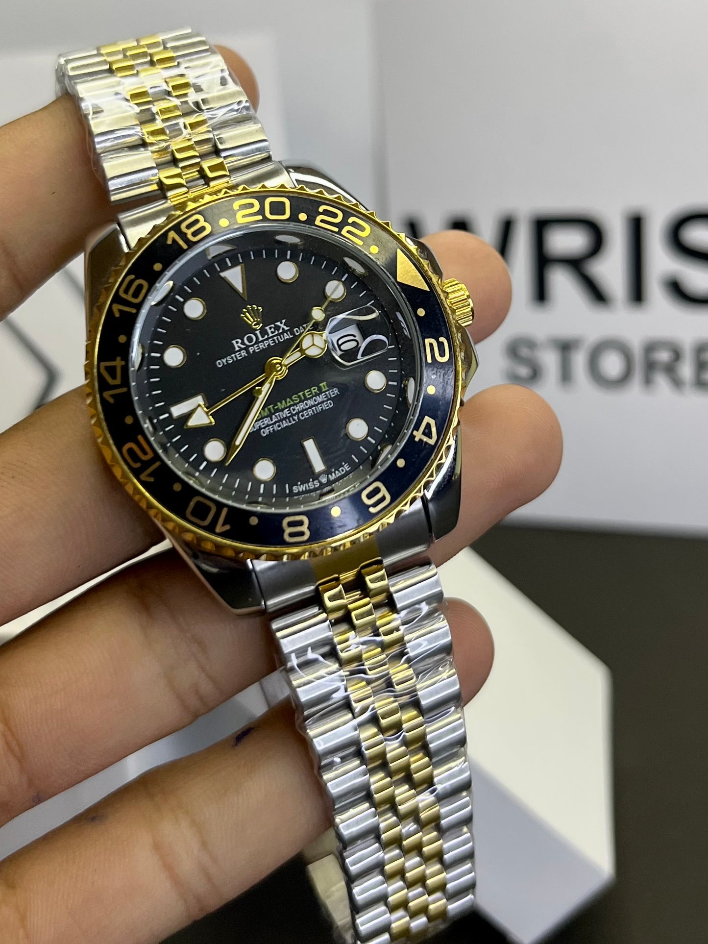 Rlx golden two tone GMT