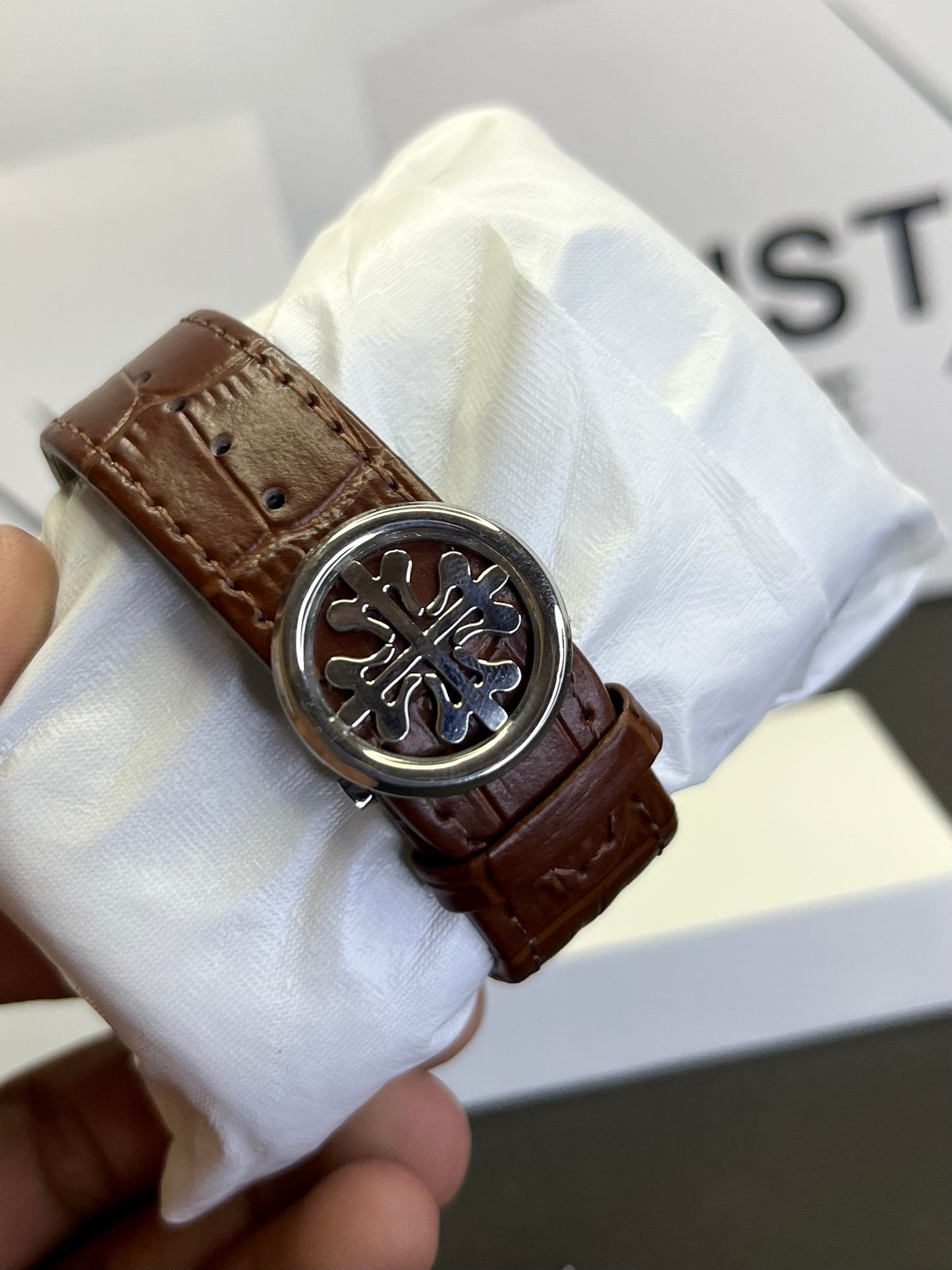 Pp brown strap with brown dial