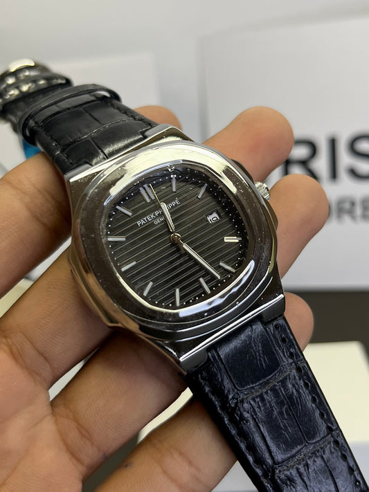 Pp black strap watch