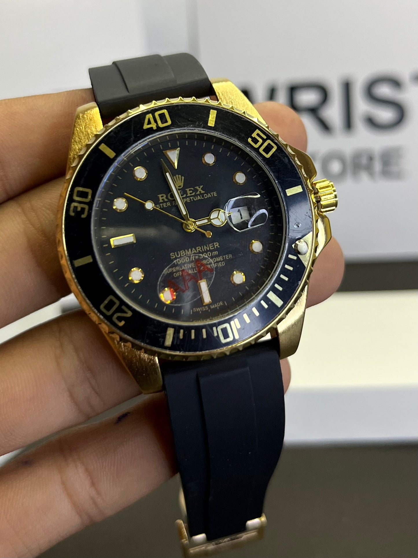 Rlx Golden strap watch