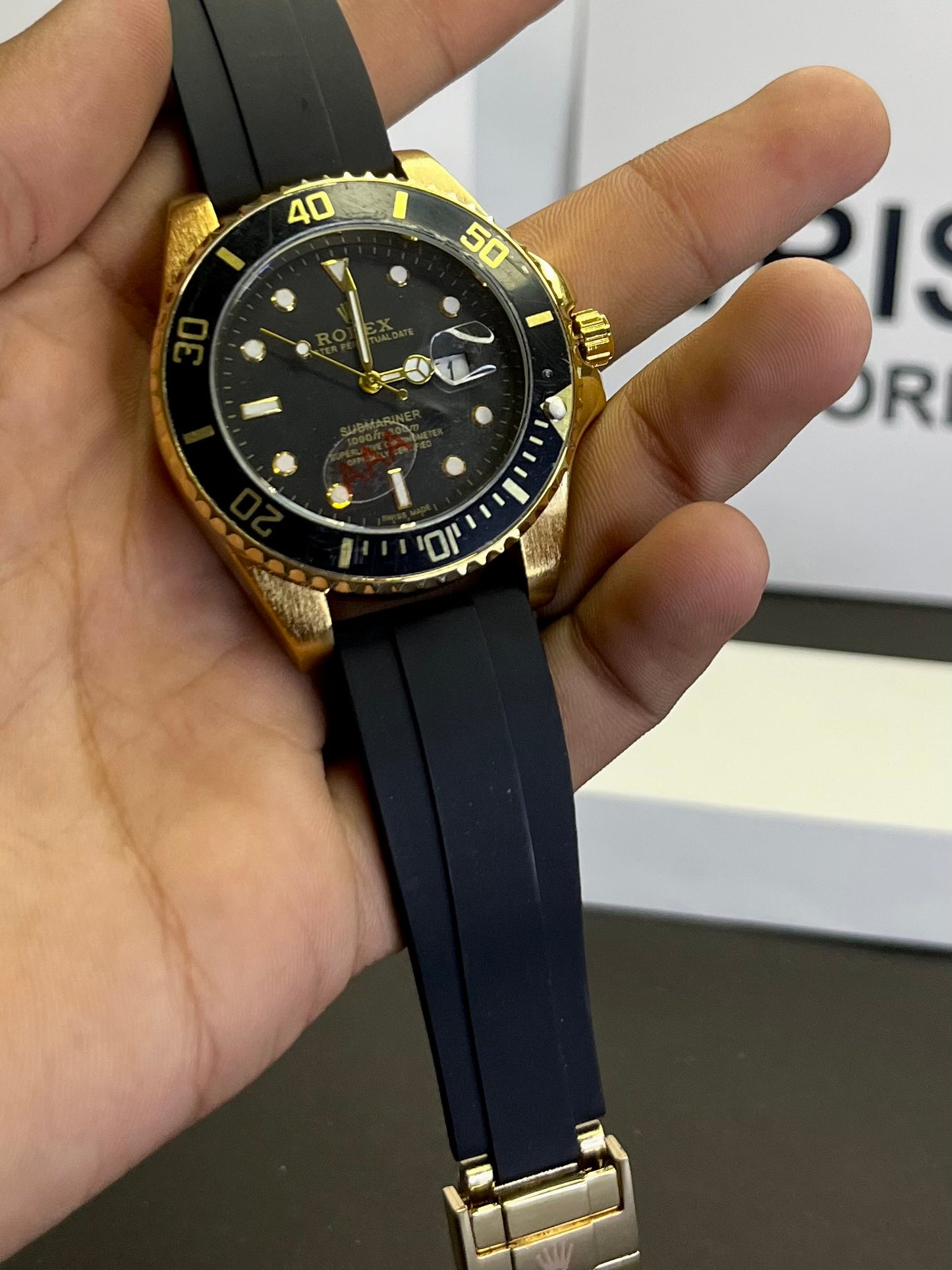 Rlx Golden strap watch