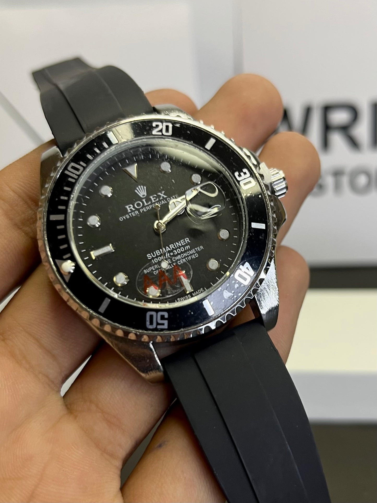 Rlx Black strap watch