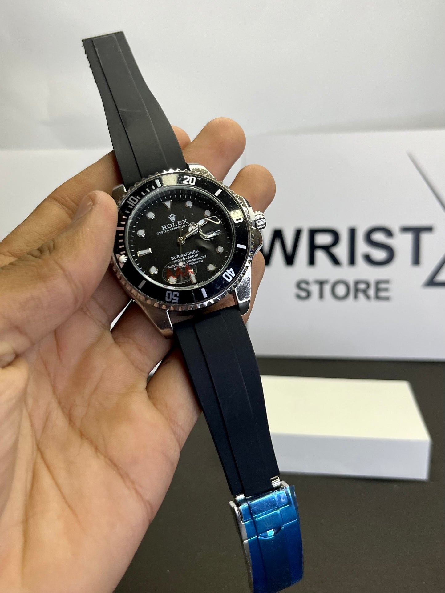 Rlx Black strap watch