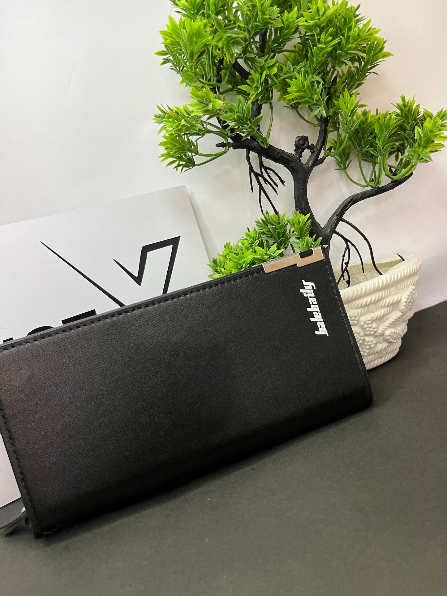 Premium Zipper Leather Wallet – Stylish Long Clutch