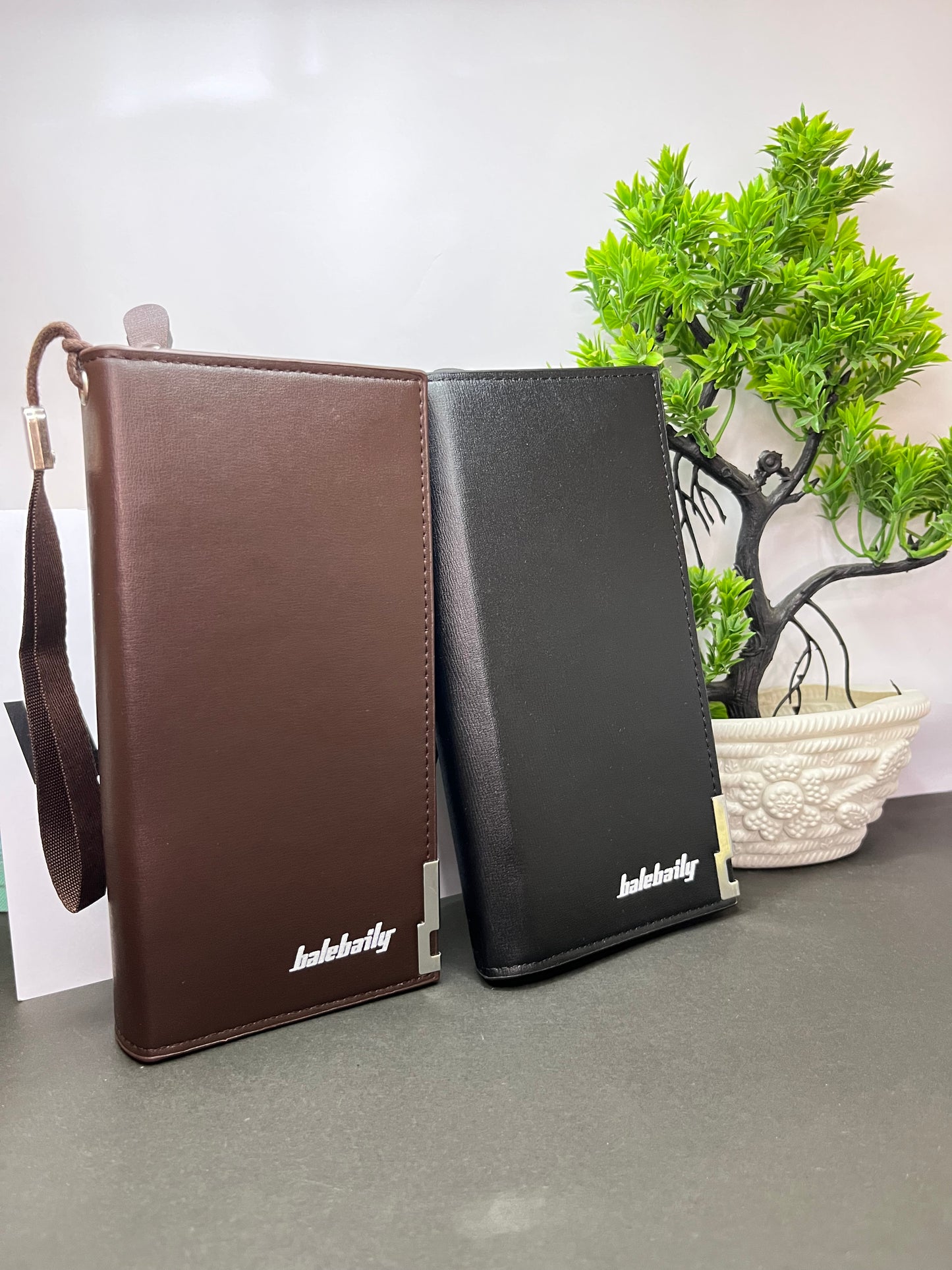 Premium Zipper Leather Wallet – Stylish Long Clutch